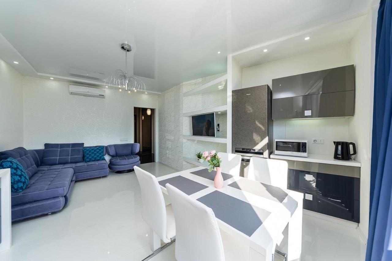 קייב Fashionable Panoramic Apartments Dnieper. Obolon מראה חיצוני תמונה