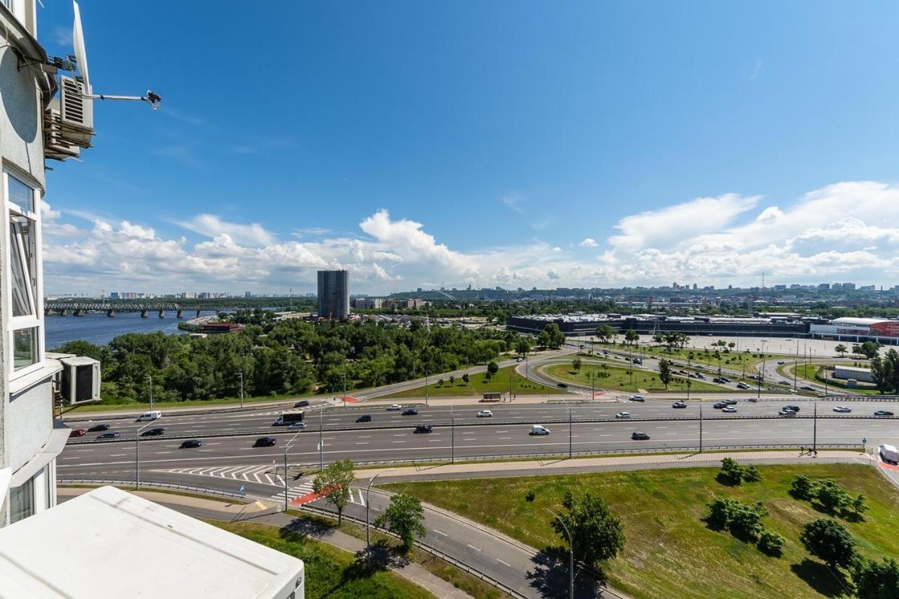 קייב Fashionable Panoramic Apartments Dnieper. Obolon מראה חיצוני תמונה