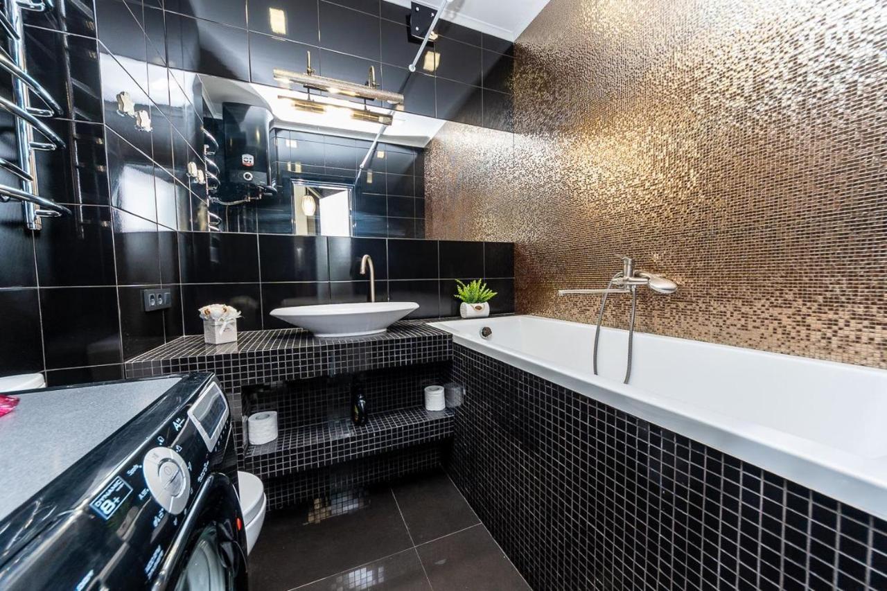 קייב Fashionable Panoramic Apartments Dnieper. Obolon מראה חיצוני תמונה