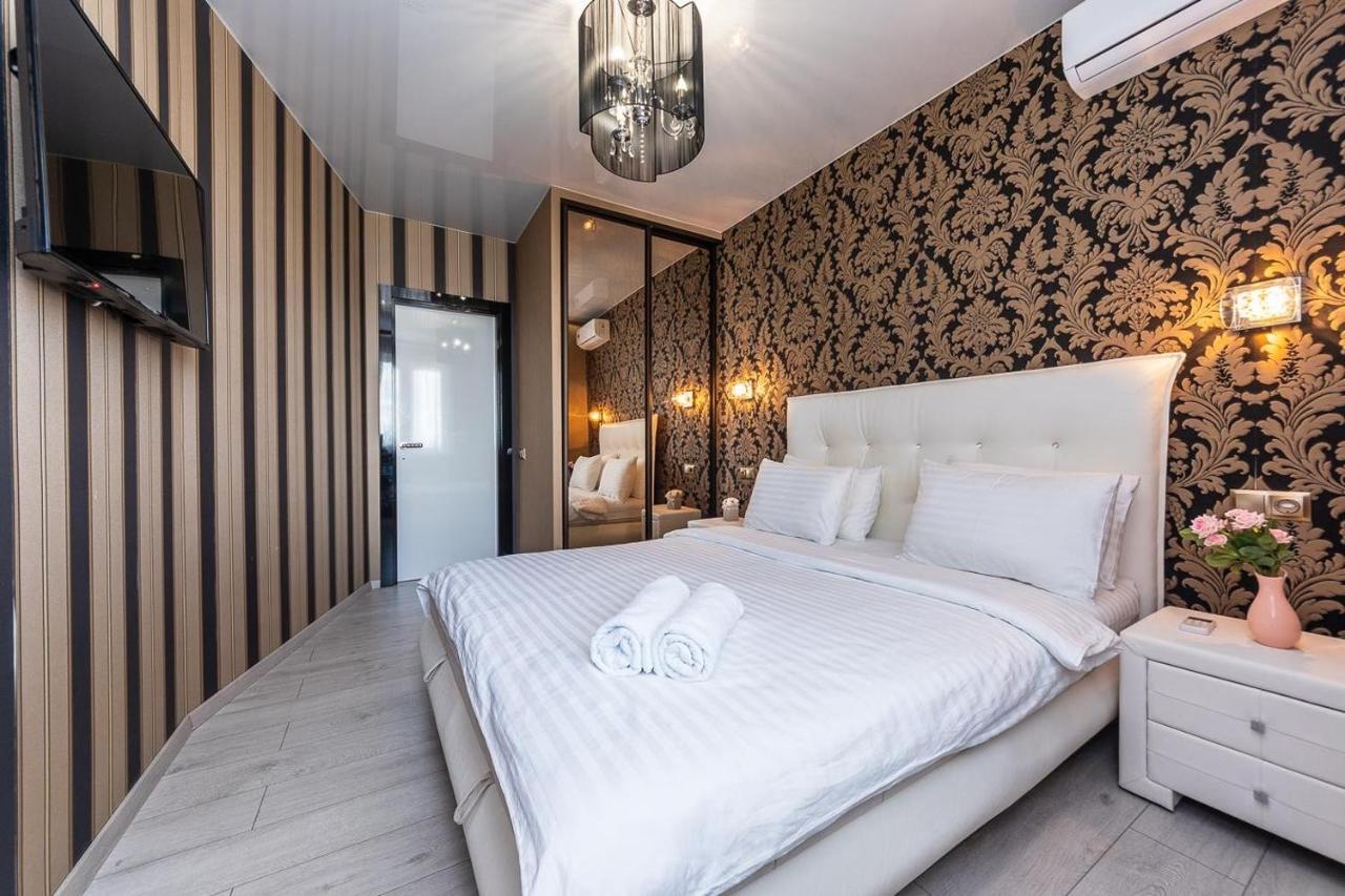 קייב Fashionable Panoramic Apartments Dnieper. Obolon מראה חיצוני תמונה